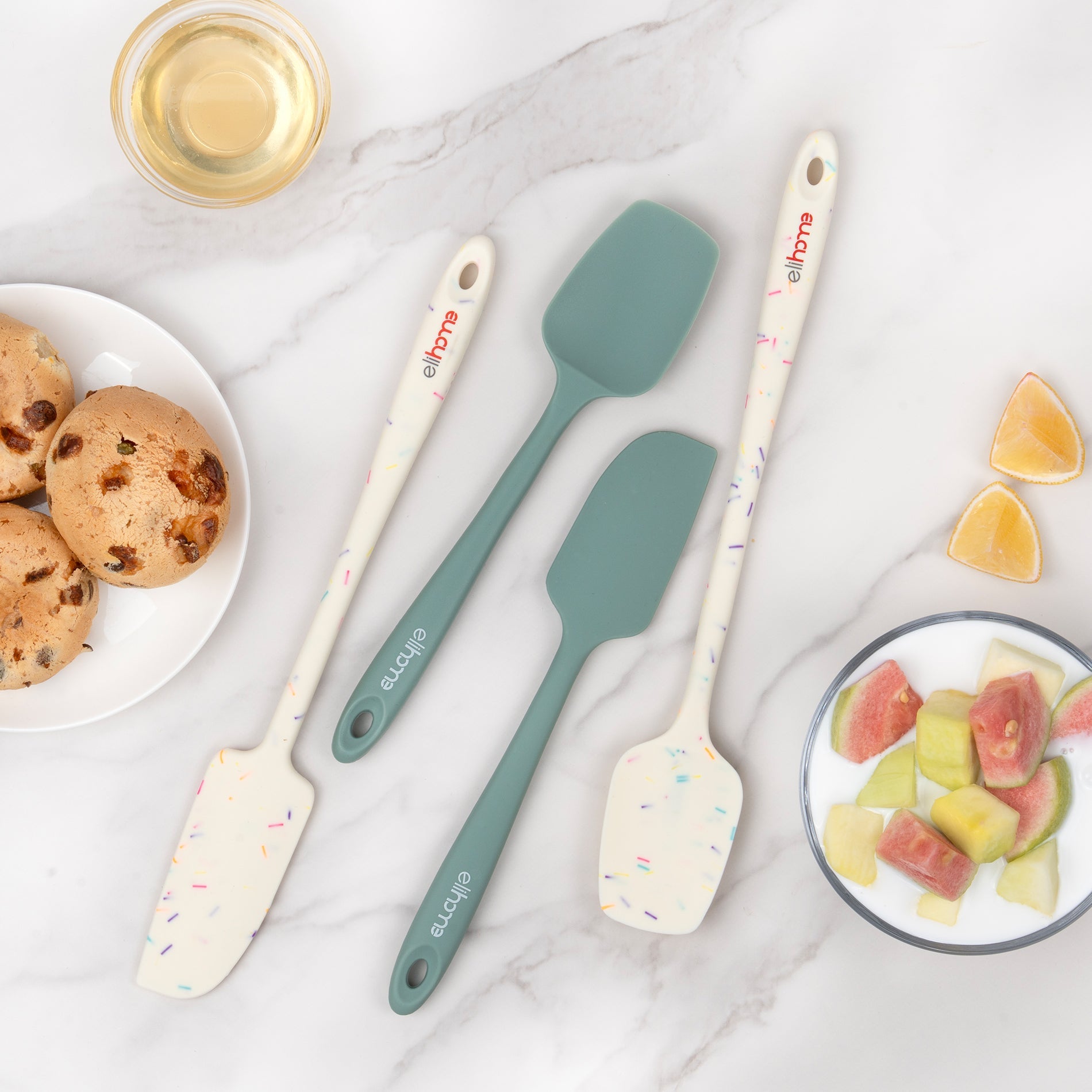 6 Piece Silicone Spatula Set